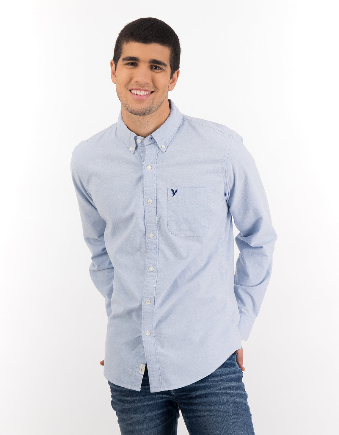 Camisa Oxford Camisa American Eagle Cuadros Camisas American Eagle