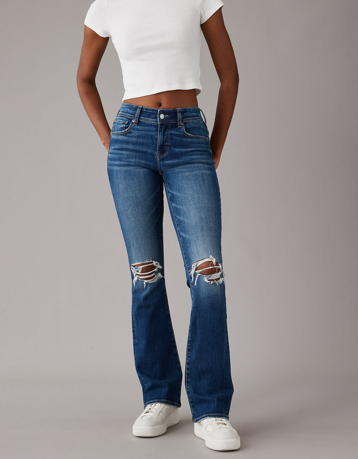 Skinny Straight Jeans para Mujer American Eagle